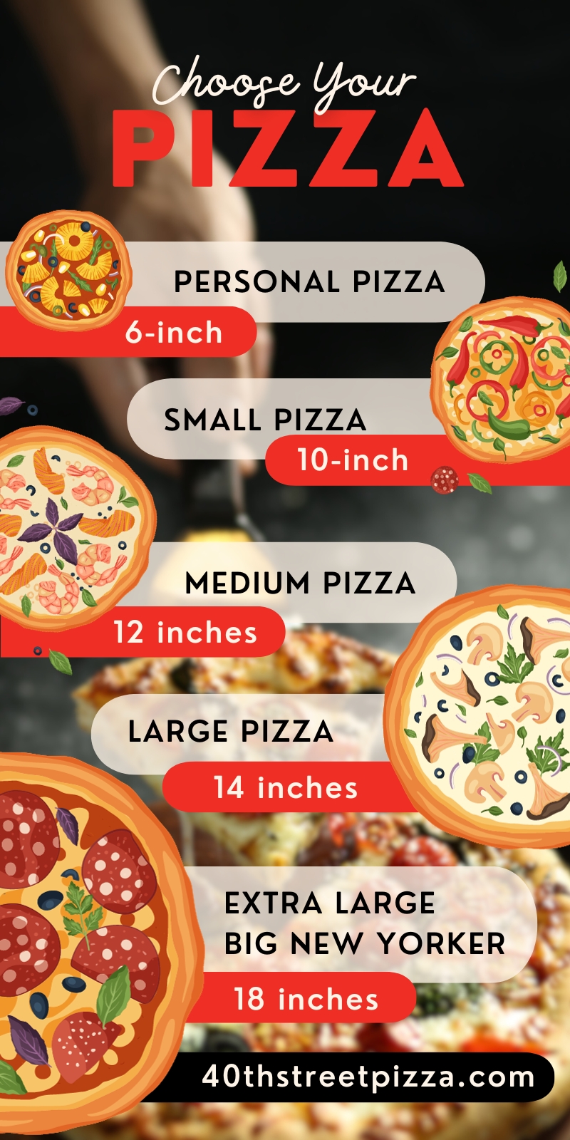 12 Inch Pizza: Opting for Medium-Sized Pizzas