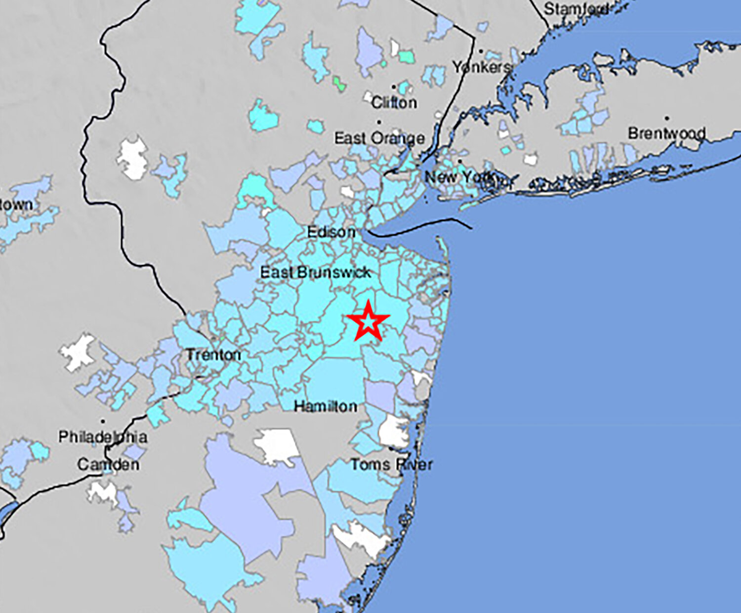 Small Earthquake Shakes Parts of New York City and New Jersey