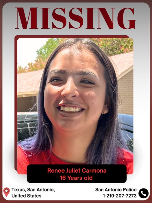 MISSING TEEN ALERT: Help Find Renee Juliet Carmona, 16, Last Seen in San Antonio