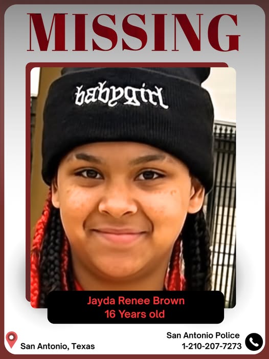 MISSING TEEN ALERT: Help Locate Jayda Renee Brown of San Antonio