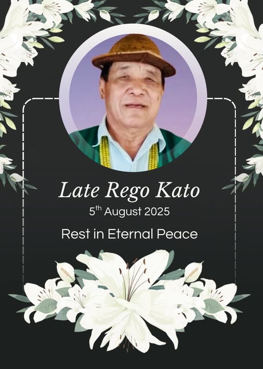 Condolences on the Passing of Late Rego Kato Ji, Former Anchal Samiti Member