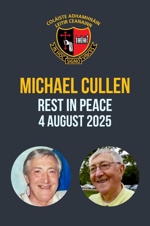 Remembering Michael Cullen: A Lifelong Educator and Beloved Mentor at Saint Eunan’s College