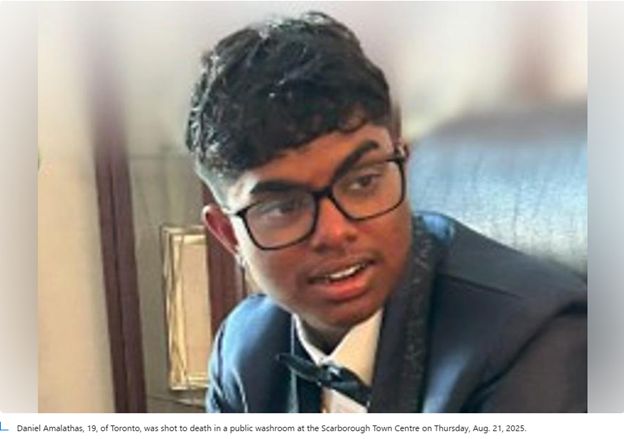 Daniel Amalathas Obituary: Toronto Mourns Loss of 19-Year-Old After Scarborough Town Centre Shooting
