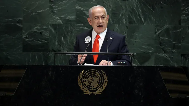 Netanyahu Vows to “Finish the Job” in Gaza as Delegates Walk Out of UN Speech