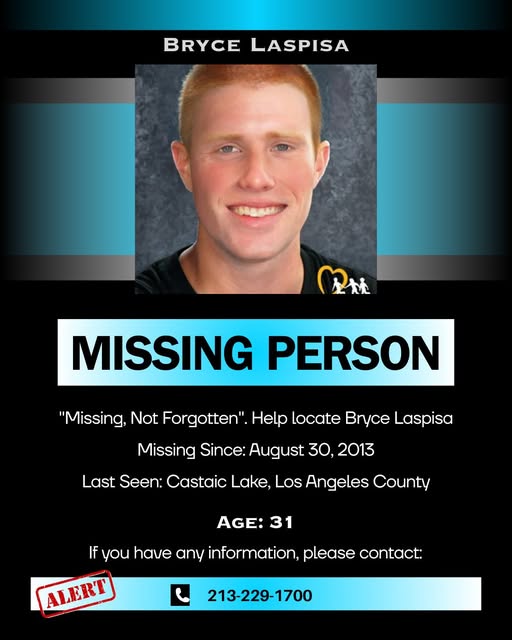 MISSING: Bryce Laspisa – 19-Year-Old Vanished Without a Trace in 2013