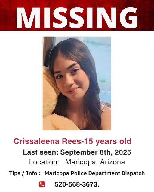 Missing Teen Alert – Chrisalina, Maricopa, Arizona