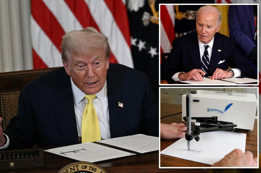 Trump Announces Plans for “Presidential Wall of Fame” Featuring Satirical Biden Autopen Portrait