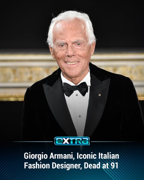 Giorgio Armani Obituary: Legendary Fashion Designer and Founder of Armani Brand Passes Away at 91