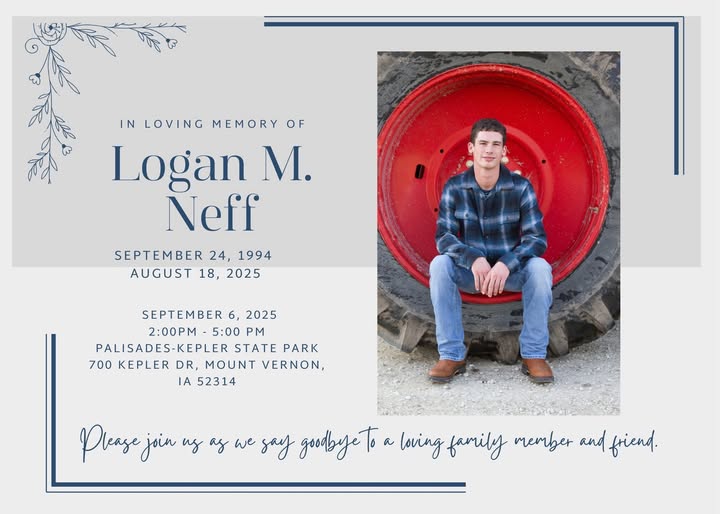In Loving Memory of Logan Neff: A Cherished Member of the Cedar Rapids Community