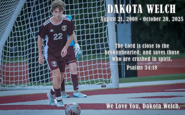 Morris, Illinois Mourns the Tragic Passing of Dakota Welch, Beloved Son, Friend, and Soccer Player