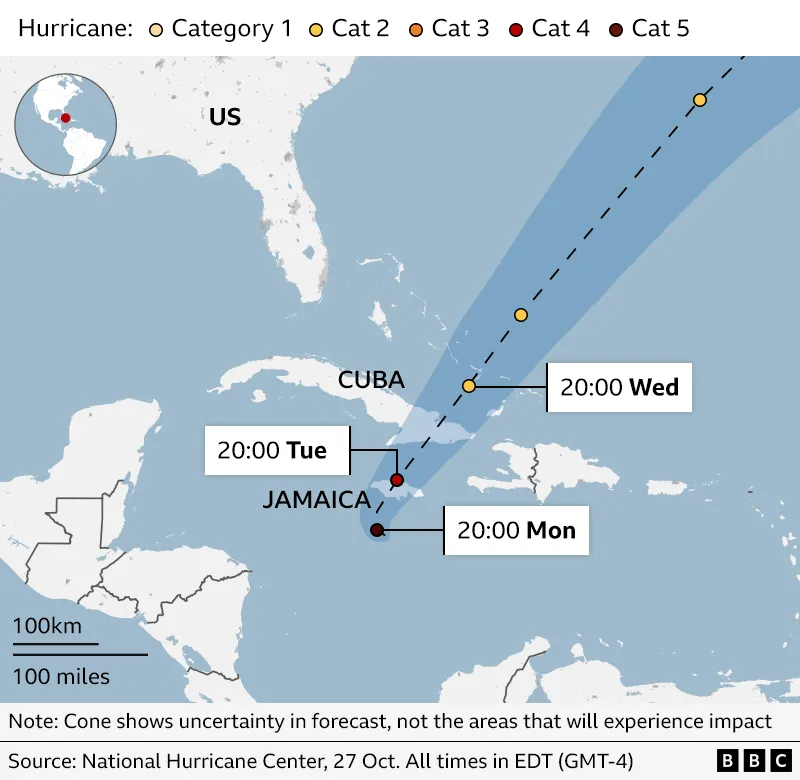 Hurricane Melissa: Jamaica Braces for the World’s Strongest Storm of 2025