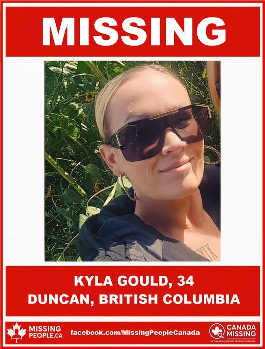 RCMP Seek Public Assistance in Locating Missing 34-Year-Old Kyla Gould from Cowichan, BC