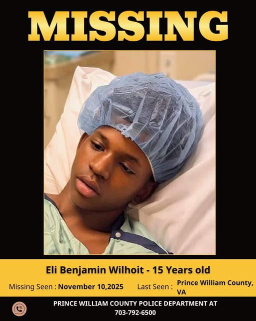 MISSING CHILD – 15-Year-Old Eli Benjamin Wilhoit from Prince William County, VA